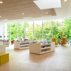 Biofiele bibliotheekinrichting