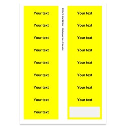 E225312 - 1 regel, max 13 tekens (lettertype: Arial 24)