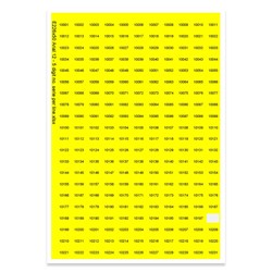 E226350 - Getallenreeks, max 5 tekens (lettertype: Arial 12)