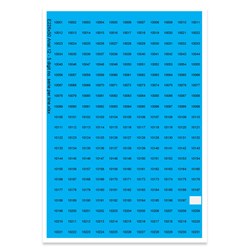 E226250 - Getallenreeks, max 5 tekens (lettertype: Arial 12)