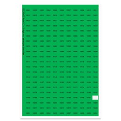 E226150 - Getallenreeks, max 5 tekens (lettertype: Arial 12)