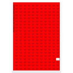 E226020 - 2 regels, max 2 x 8 tekens (lettertype: Arial 8)