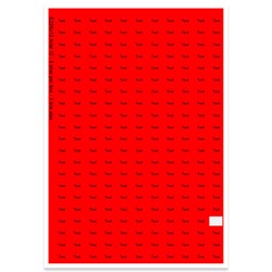 E226012 - 1 regel, max 5 tekens (lettertype: Arial 12)