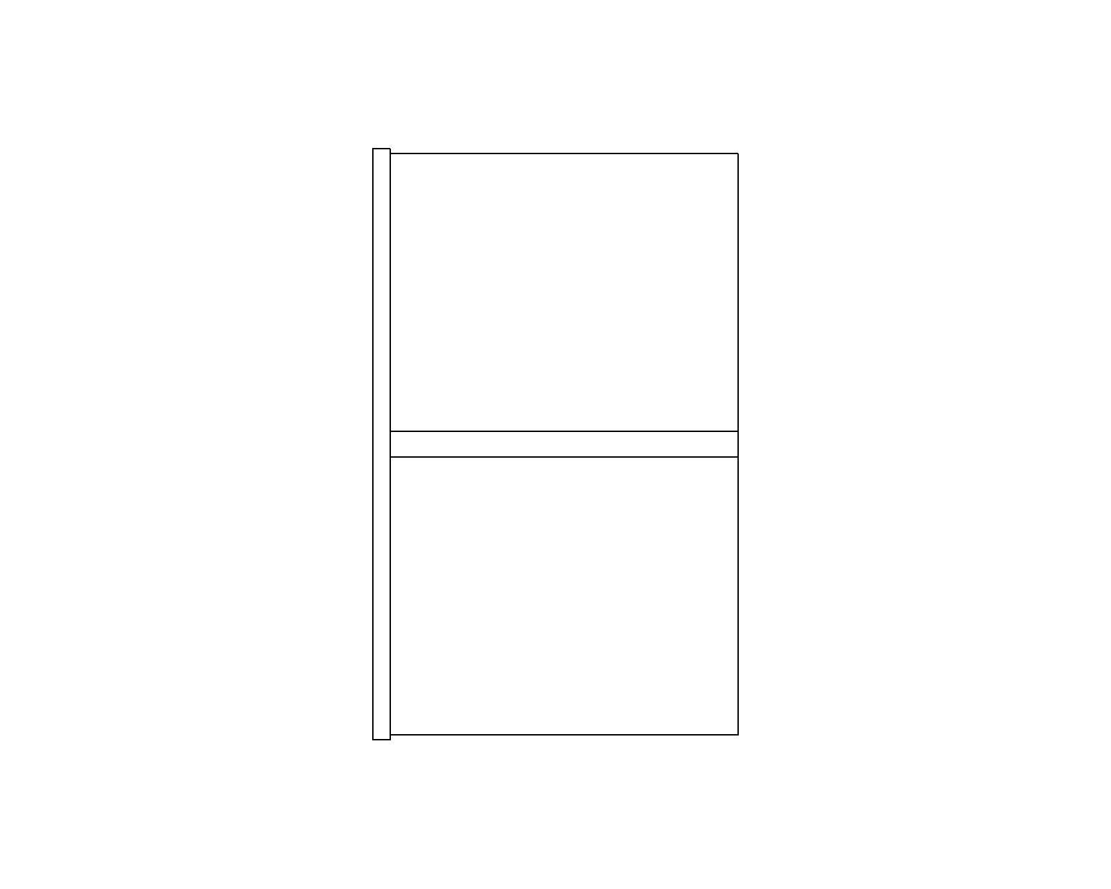 Lingo add-on - double-sided - D400 - W500 – 2D.dwg