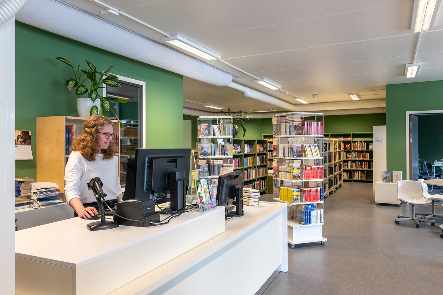 Hustadvika Bibliotheek, Eide, Noorwegen