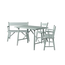 E1545 - Set met tafel, 2 stoelen en bank