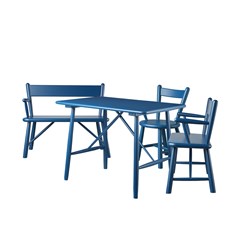 E1555 - Set met tafel, 2 stoelen en bank