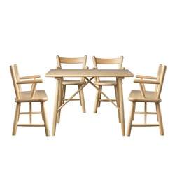E1576 - Set met tafel en 4 stoelen